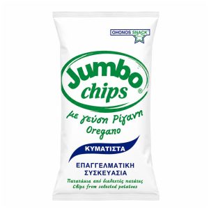 JUMBO CHIPS ΚΥΜΑΤΙΣΤΑ ΜΕ ΡΙΓΑΝΗ 280g