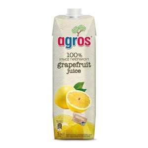 AGROS 100% ΦΥΣΙΚΟΣ ΧΥΜΟΣ GRAPEFRUIT 1Lt