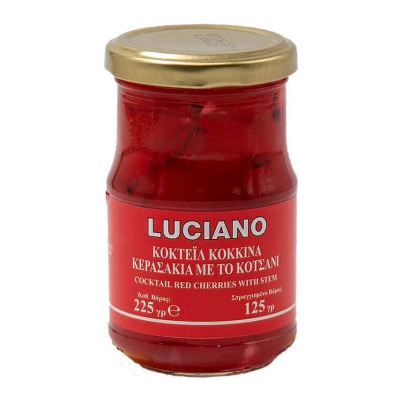 LUCIANO ΚΟΚΤΕΙΛ ΚΕΡΑΣΑΚΙΑ ΚΟΚΚΙΝΑ 225g