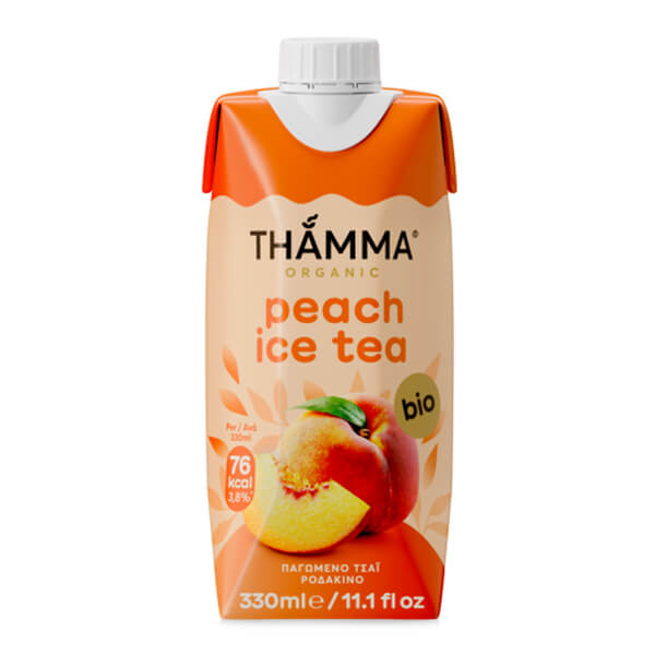 THAMMA BIO ICE TEA 330ml ΡΟΔΑΚΙΝΟ