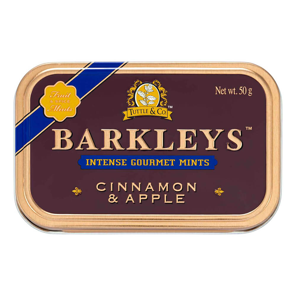 BARKLEYS MINTS ΚΑΡΑΜΕΛΕΣ 50g CINNAMON & APPLE