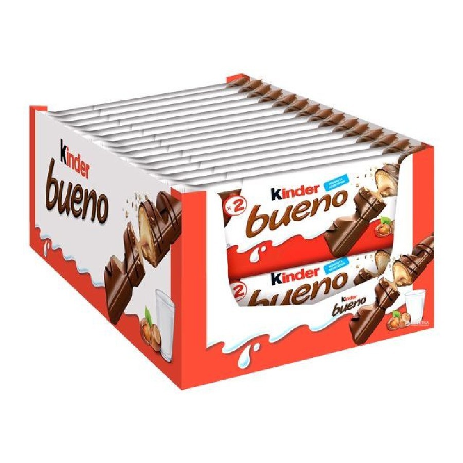 KINDER BUENO ΣΟΚΟΛΑΤΕΝΙΟ ΣΝΑΚ 43g - Image 2