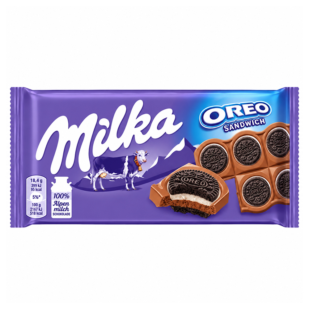 MILKA ΣΟΚΟΛΑΤΑ ΓΑΛΑΚΤΟΣ oreo sandwich 92g