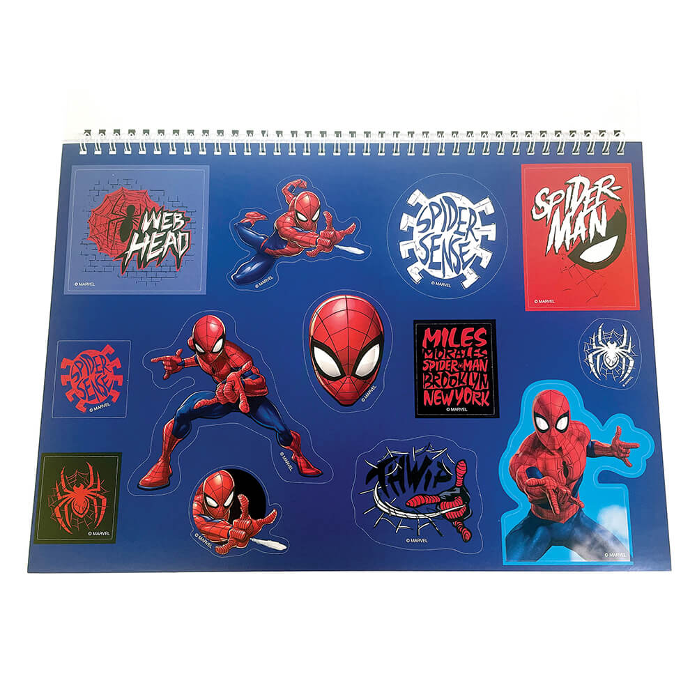 ΜΠΛΟΚ ΖΩΓΡΑΦΙΚΗΣ 23x33εκ. 40Φ. ME STICKERS SPIDERMAN 337-11416 - Image 2