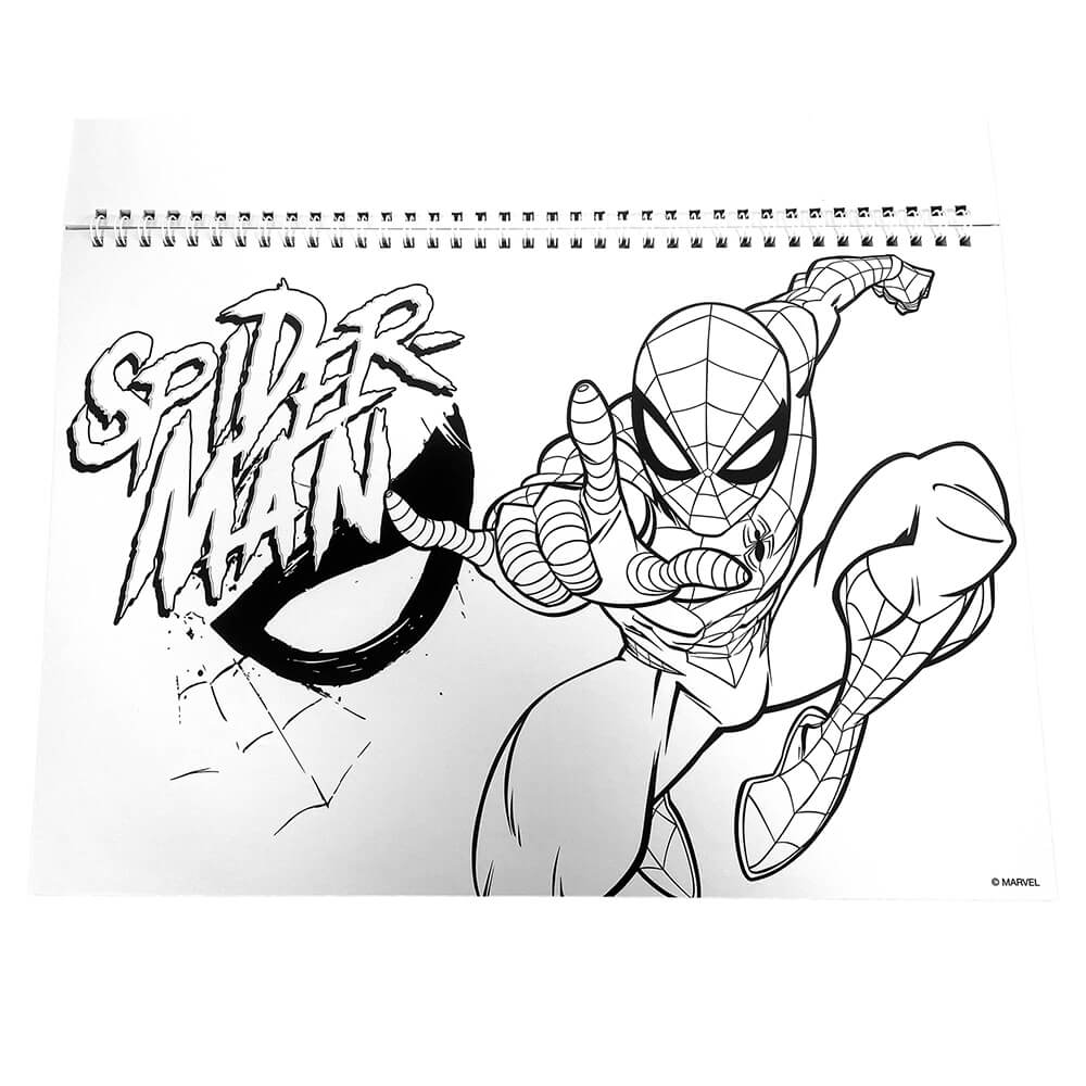 ΜΠΛΟΚ ΖΩΓΡΑΦΙΚΗΣ 23x33εκ. 40Φ. ME STICKERS SPIDERMAN 337-11416 - Image 3