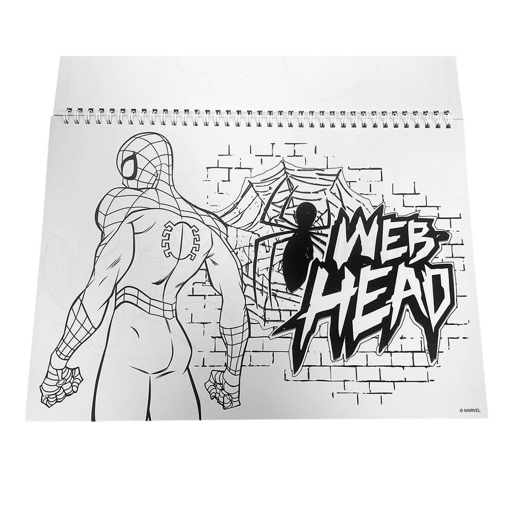 ΜΠΛΟΚ ΖΩΓΡΑΦΙΚΗΣ 23x33εκ. 40Φ. ME STICKERS SPIDERMAN 337-11416 - Image 4