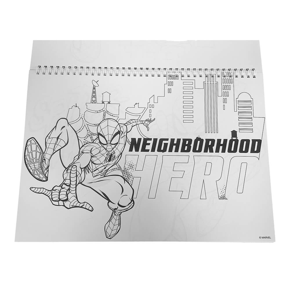 ΜΠΛΟΚ ΖΩΓΡΑΦΙΚΗΣ 23x33εκ. 40Φ. ME STICKERS SPIDERMAN 337-11416 - Image 5