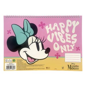 ΜΠΛΟΚ ΖΩΓΡΑΦΙΚΗΣ Α4 ΣΠΙΡΑΛ 30Φ. MINNIE 340-32413