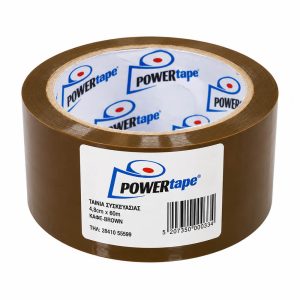 ΤΑΙΝΙΑ ΣΥΣΚΕΥΑΣΙΑΣ POWER TAPE 48mmΧ60M ΚΑΦΕ (Κ)