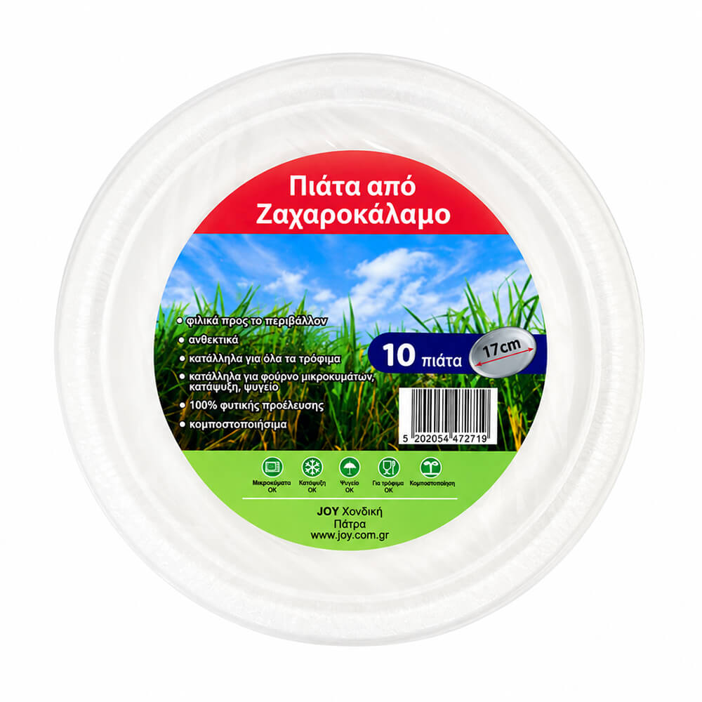 ΠΙΑΤΑ ΖΑΧΑΡΟΚΑΛΑΜΟΥ ΛΕΥΚΑ 17εκ. ΣΕΤ 10τεμ. /2702