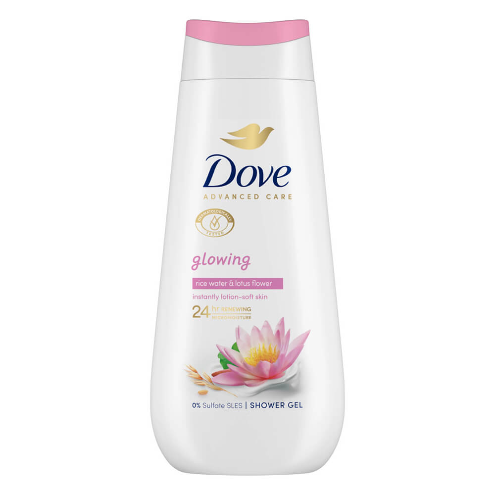 DOVE ΑΦΡΟΛΟΥΤΡΟ 225ml GLOWING RICE WATER & LOTUS
