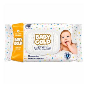 BABY GOLD ΜΩΡΟΜΑΝΤΗΛΑ 100τεμ. ΜΕ ΚΑΠΑΚΙ ΑΡΩΜΑ ΧΑΜΟΜΗΛΙ