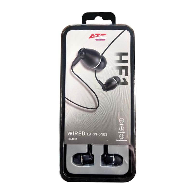 ΑΚΟΥΣΤΙΚΑ HANDSFREE 3.5mm ΜΑΥΡΑ ATC-HFr1