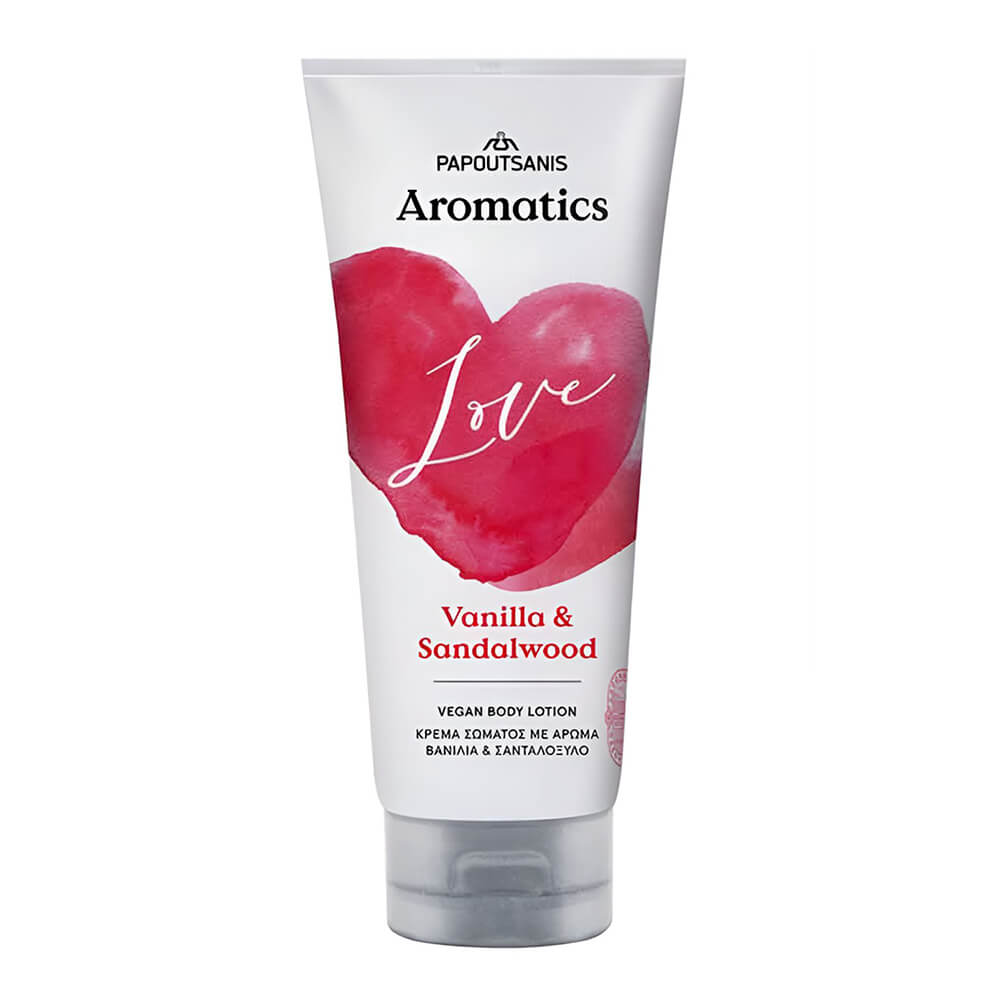 PAPOUTSANIS AROMATICS BODY LOTION ΚΡΕΜΑ ΣΩΜΑΤΟΣ 200ml LOVE