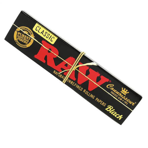 RAW CLASSIC BLACK ΧΑΡΤΑΚΙΑ ΣΤΡΙΦΤΟΥ ΤΣΙΓΑΡΟΥ KING SIZE 32 φύλλα + 32 φίλτρα