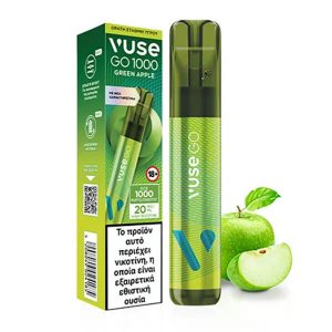 Vuse GO 1000 Green Apple 20mg one use