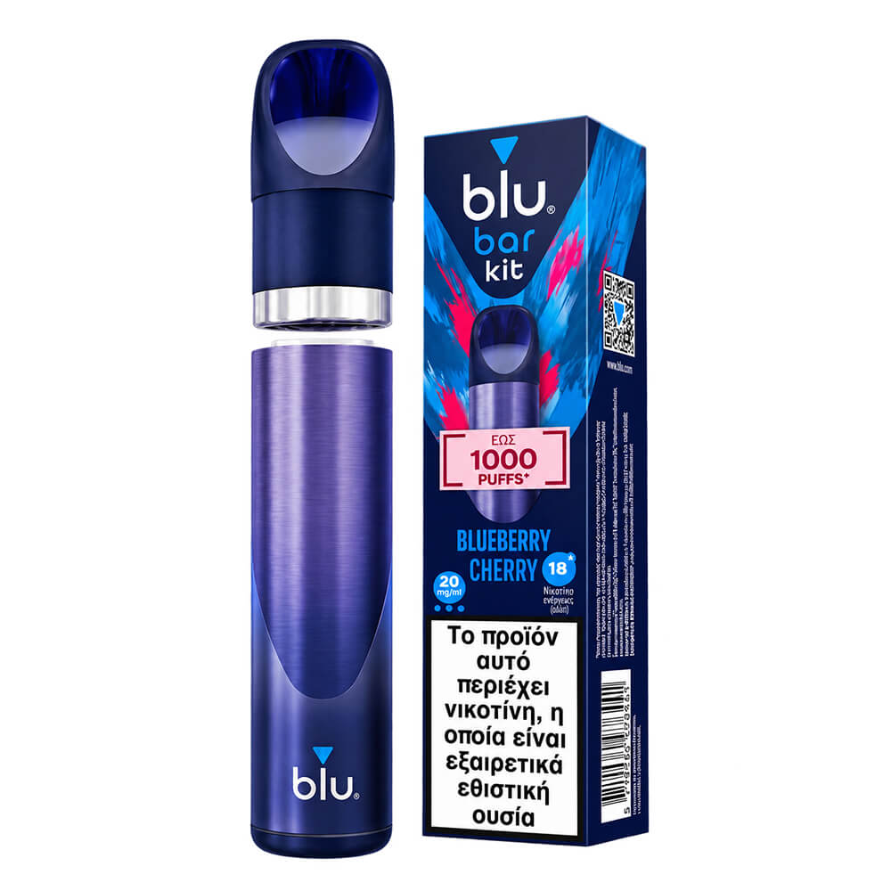 Blu Bar Kit Blueberry Cherry 1000 ruffs 20mg/ml