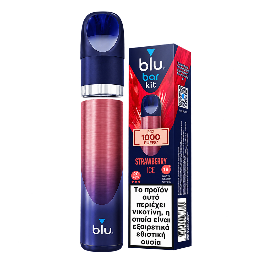 Blu Bar Kit Strawberry Ice 1000 ruffs 20mg/ml