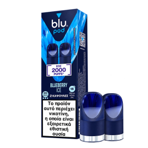 Blu 2 Pods Blueberry Ice 2000 ruffs 20mg/ml