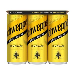 SCHWEPPES ΑΝΑΨΥΚΤΙΚΟ LEMONADE ZERO ΜΕ ΠΕΡΓΑΜΟΝΤΟ & ΙΒΙΣΚΟ SET 6x330ml