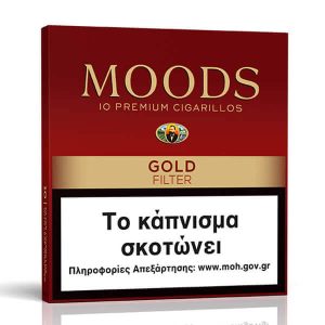 MOODS GOLD FILTER CIGARILLOS 10's