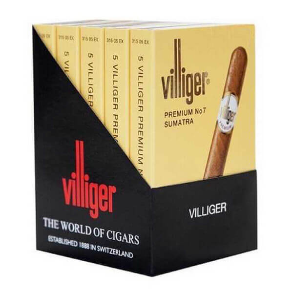 VILLIGER CIGARILLOS PREMIUM No.7 5's - Image 4