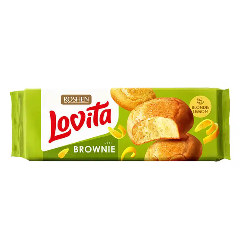 ROSHEN LOVITA BROWNIE COOKIES LEMON 152g