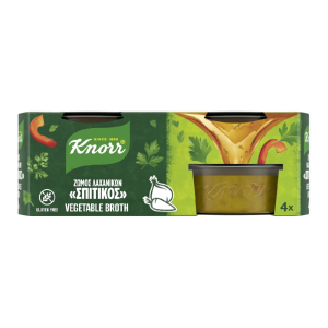 KNORR ΣΠΙΤΙΚΟΣ ΖΩΜΟΣ ΛΑΧΑΝΙΚΩΝ ΣΕ ΡΕΥΣΤΗ ΜΟΡΦΗ 4x28g
