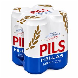 PILS HELLAS ΜΠΙΡΑ ΚΟΥΤΙ ΣΕΤ 4x500ml 4.5% vol.