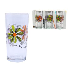 ΠΟΤΗΡΙΑ ΓΥΑΛΙΝΑ ΝΕΡΟΥ BLOSSOM 27cl ΣΕΤ 6τεμ.