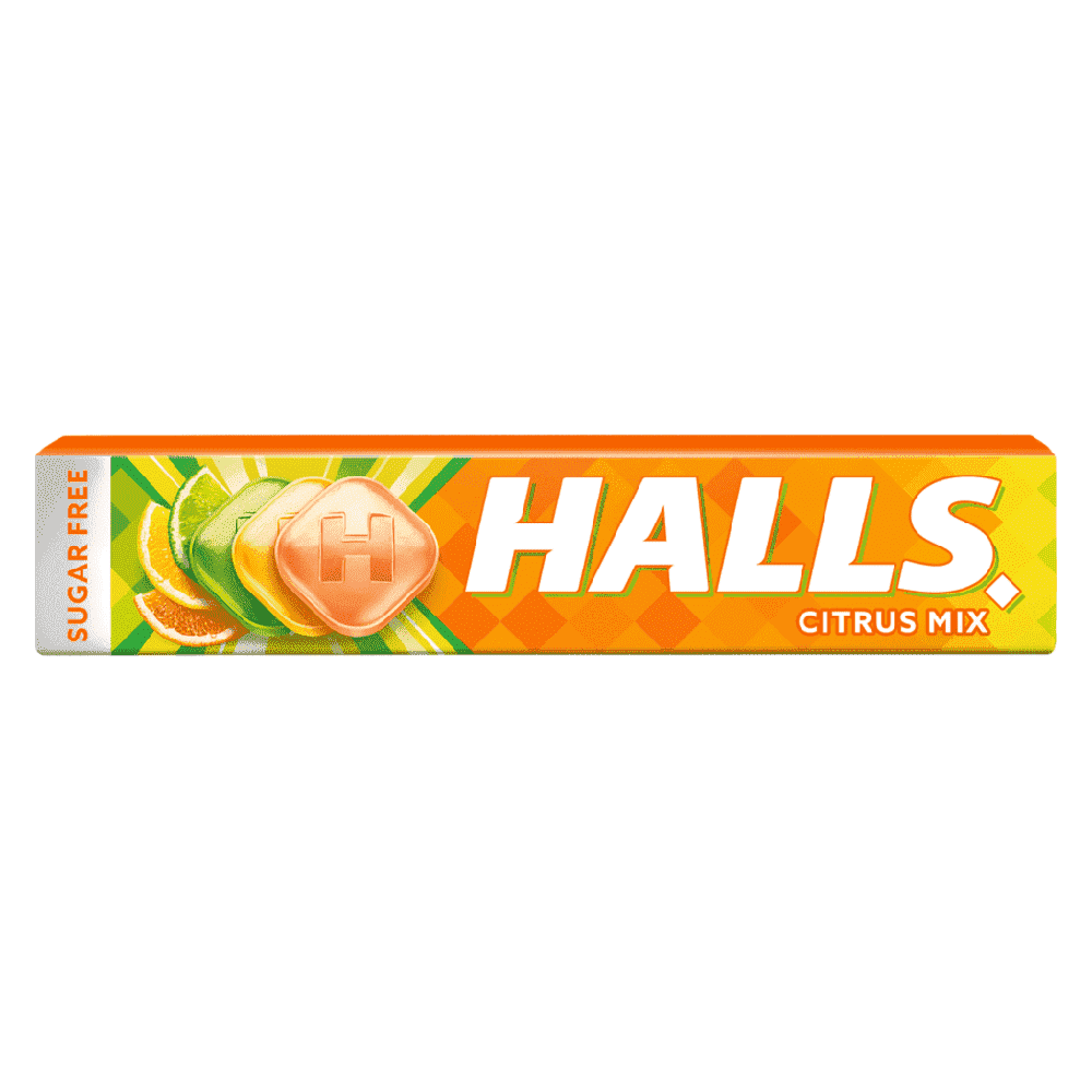 HALLS ΚΑΡΑΜΕΛΕΣ CITRUS MIX 32g