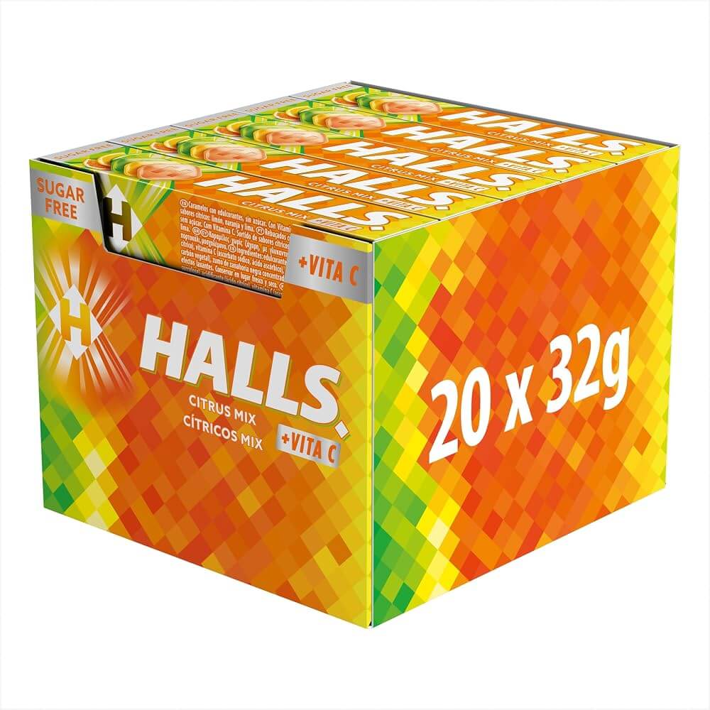 HALLS ΚΑΡΑΜΕΛΕΣ CITRUS MIX 32g - Image 2
