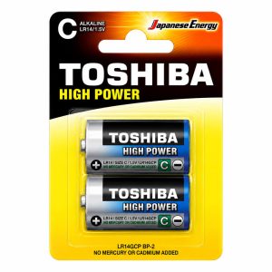 TOSHIBA ΜΠΑΤΑΡΙΕΣ ΑΛΚΑΛΙΚΕΣ C HIGH POWER LR14 ΣΕΤ 2τεμ.