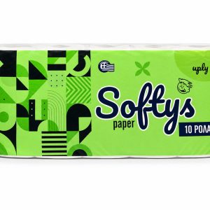 SOFTYS ΧΑΡΤΙ ΥΓΕΙΑΣ LUX DECO 4φ. 10 ρολλά X 105g