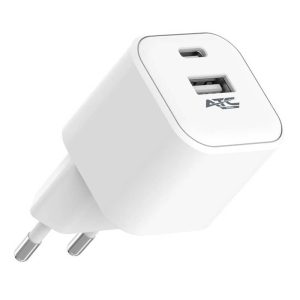 ΦΟΡΤΙΣΤΗΣ 12W EU PD TYPE C & USB ΛΕΥΚΟ ATC-CH10