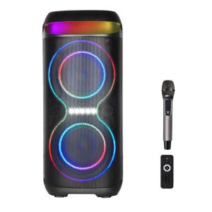 ΗΧΕΙΟ Bluetooth Speaker Διπλό 6.5-inch Woofer RGB 40W XO F70