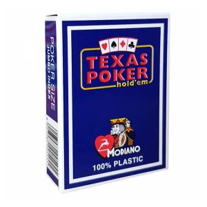 ΤΡΑΠΟΥΛΑ MODIANO TEXAS POKER 100% ΠΛΑΣΤΙΚΗ ΜΠΛΕ