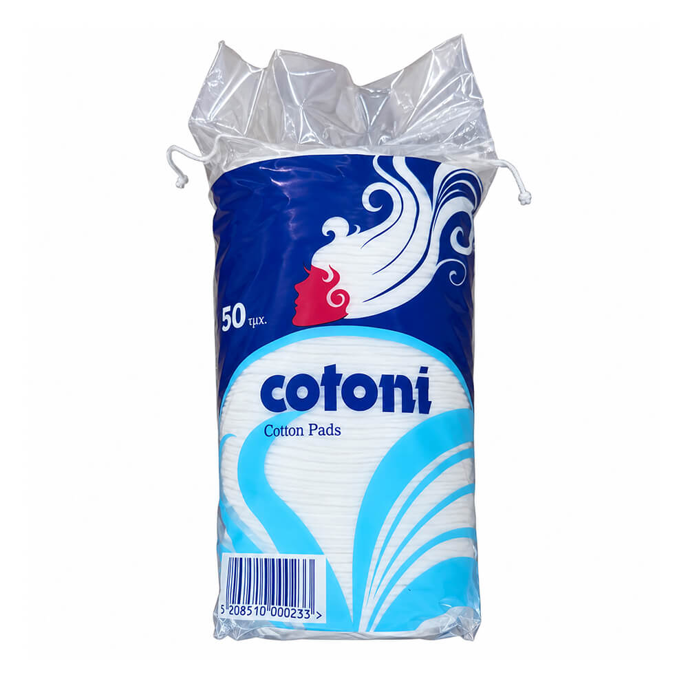 COTONI ΔΙΣΚΟΙ ΝΤΕΜΑΚΙΓΙΑΖ ΟΒΑΛ 50τεμ. - Image 2