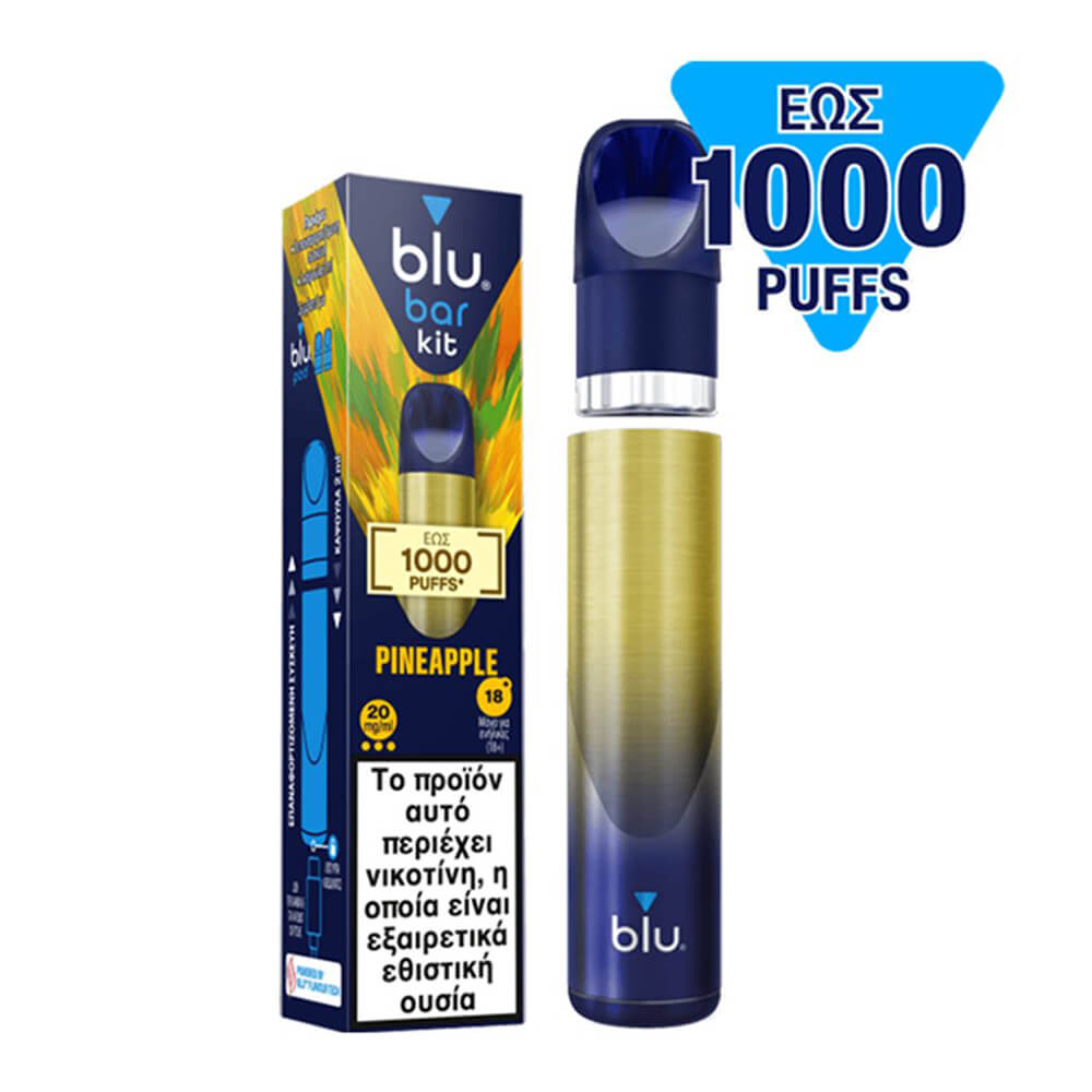 Blu Bar Kit Pineapple 1000 ruffs 20mg/ml - Image 2