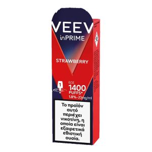 VEEV InPrime One Pod 1400ruffs Strawberry 1.8% 20mg