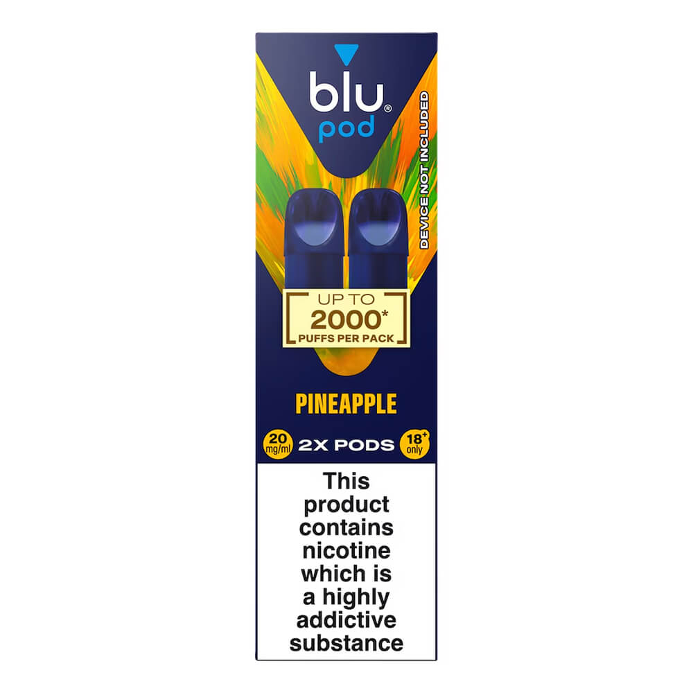 Blu Bar 2 Pods Pineapple 2000 ruffs 20mg/ml