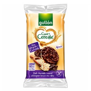 GULLON ΡΥΖΟΓΚΟΦΡΕΤΕΣ 4τεμ. 105gr ΜΕ ΕΠΙΚΑΛΥΨΗ ΜΑΥΡΗΣ ΣΟΚΟΛΑΤΑΣ