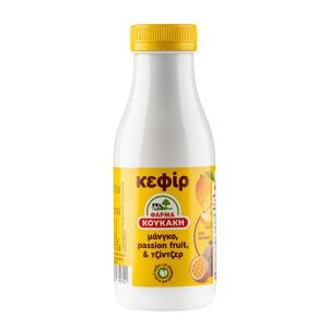 ΦΑΡΜΑ ΚΟΥΚΑΚΗ ΚΕΦΙΡ ΠΡΟΒΙΟΤΙΚΟ ΡΟΦΗΜΑ 330ml ΜΕ ΜΑΝΓΚΟ, PASSION FRUIT & ΤΖΙΝΤΖΕΡ