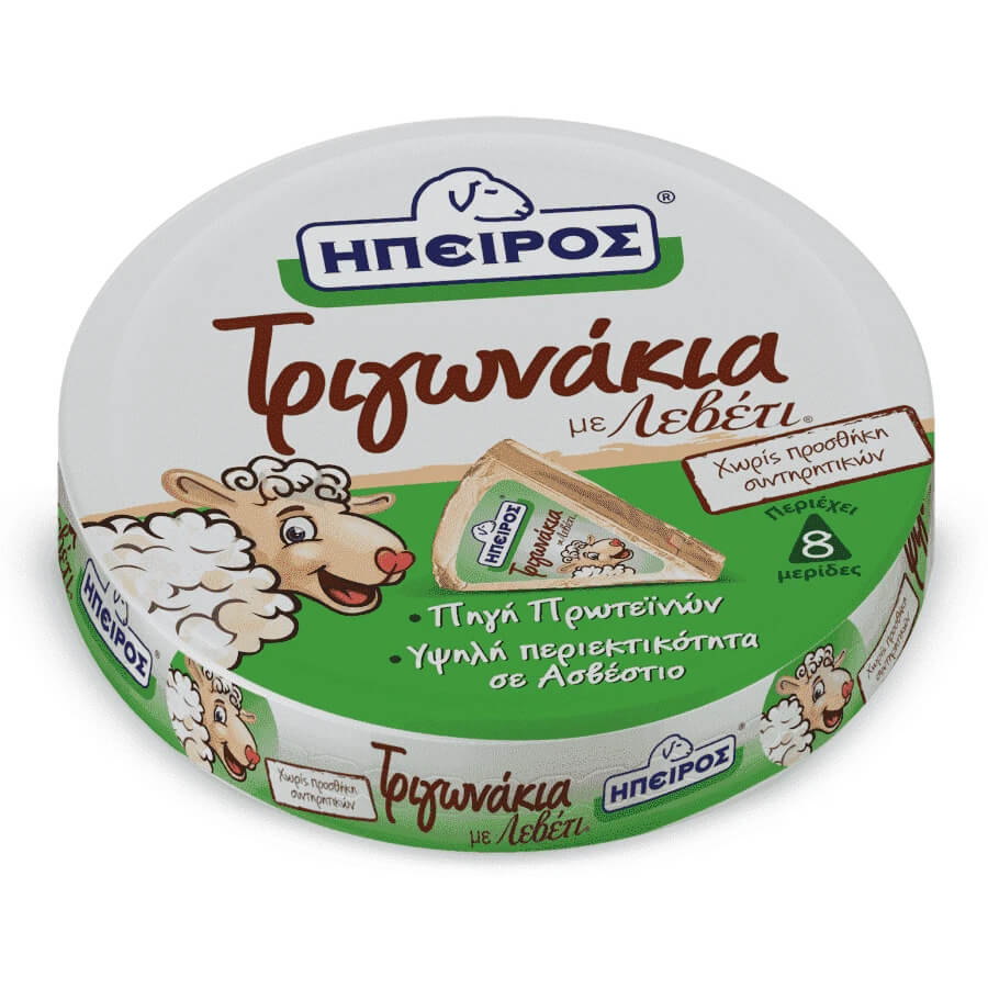 ΗΠΕΙΡΟΣ ΤΡΙΓΩΝΑΚΙΑ ΜΕ ΛΕΒΕΤΙ 140g