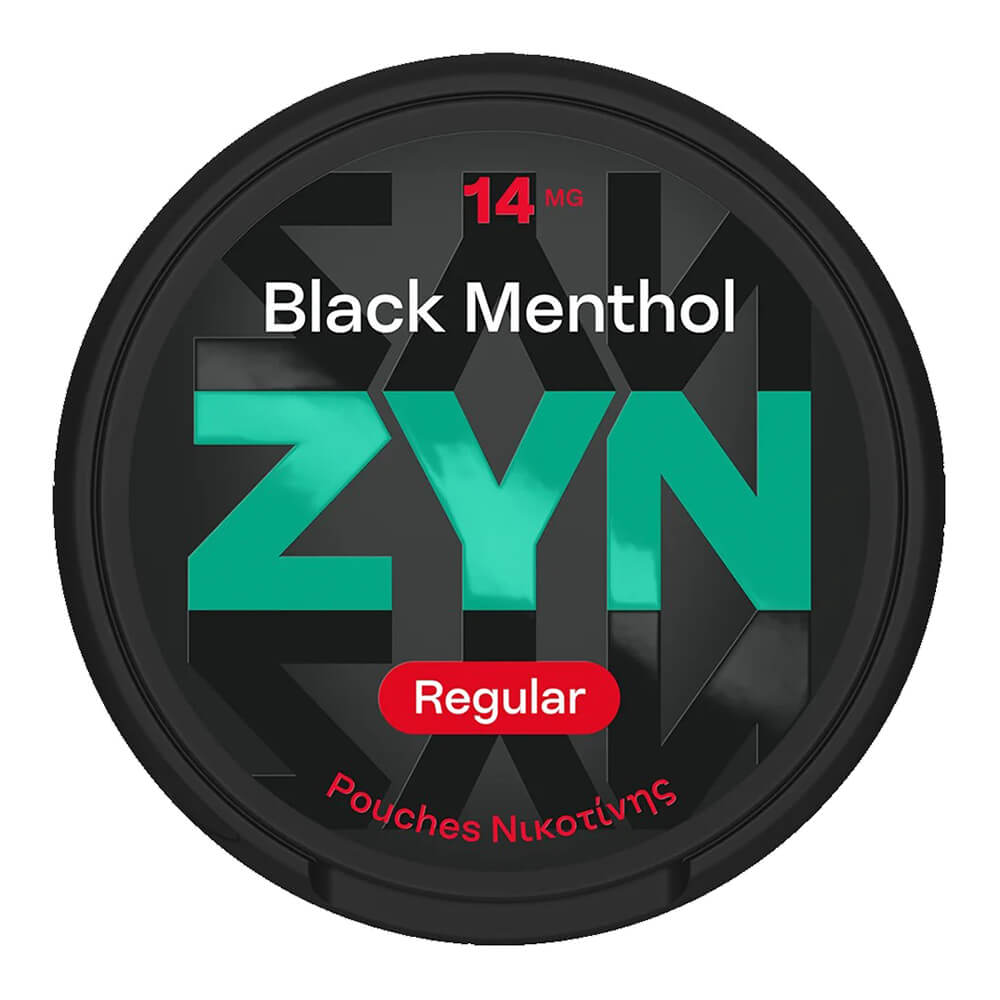 ZYN POUCHES ΝΙΚΟΤΙΝΗΣ Black Menthol 14mg REGULAR